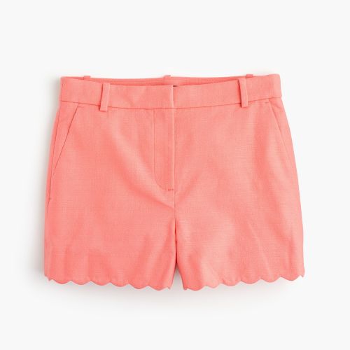 제이크루 Jcrew 3 short with scalloped hem