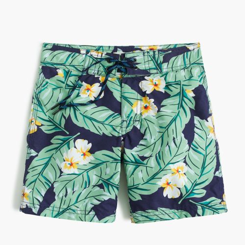 제이크루 Jcrew Boys frond-print board short