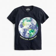 Jcrew Kids glow-in-the-dark Earth Day T-shirt