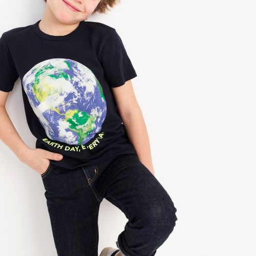 제이크루 Jcrew Kids glow-in-the-dark Earth Day T-shirt