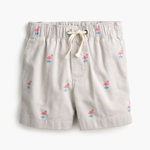 제이크루 Jcrew Boys Dock critter short in flamingo