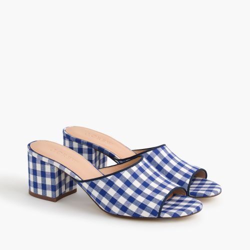 제이크루 Jcrew All-day mules (60mm) in gingham