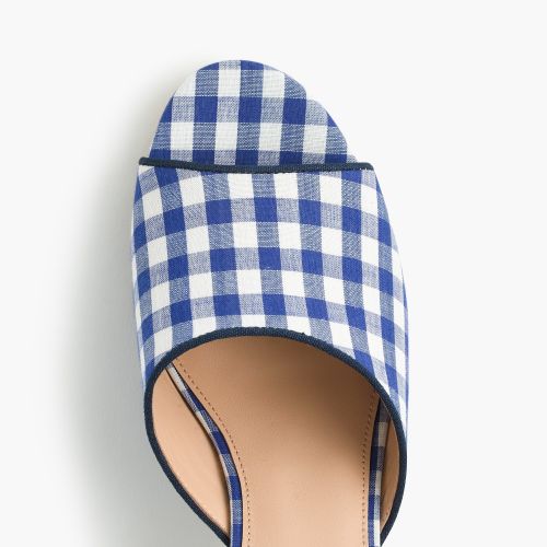 제이크루 Jcrew All-day mules (60mm) in gingham