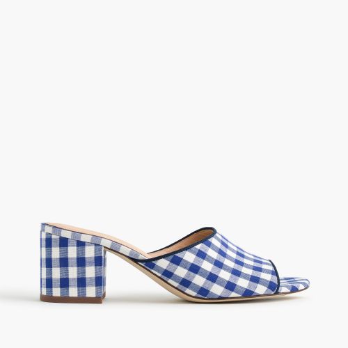 제이크루 Jcrew All-day mules (60mm) in gingham