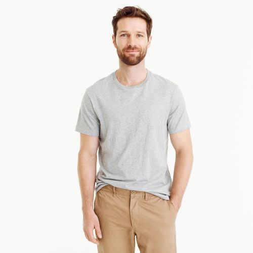 제이크루 Jcrew J.Crew Mercantile Broken-in crewneck T-shirt in heather grey