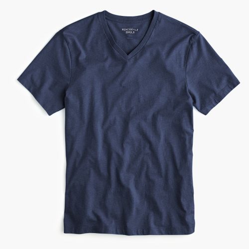 제이크루 Jcrew J.Crew Mercantile Broken-in V-neck heather T-shirt