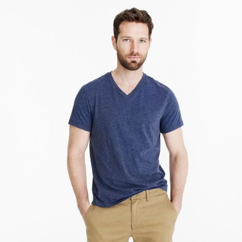 제이크루 Jcrew J.Crew Mercantile Broken-in V-neck heather T-shirt