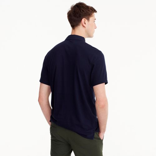 제이크루 Jcrew Woven-collar polo in Pima cotton