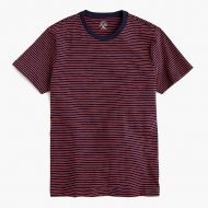 Jcrew Slub cotton T-shirt in navy stripe