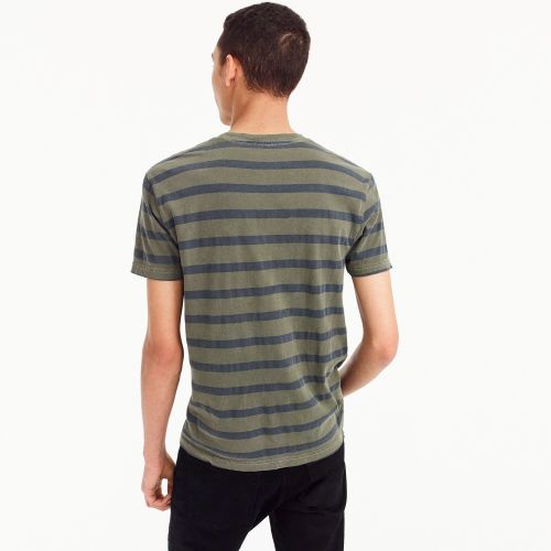 제이크루 Jcrew Garment-dyed T-shirt in harbor stripe