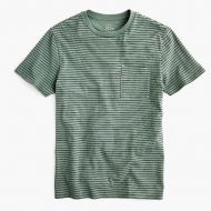Jcrew Garment-dyed T-shirt in green stripe
