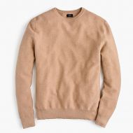 Jcrew Cotton crewneck sweater in garter stitch