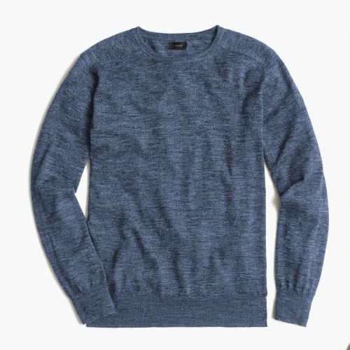 제이크루 Jcrew Cotton-linen heather crewneck sweater