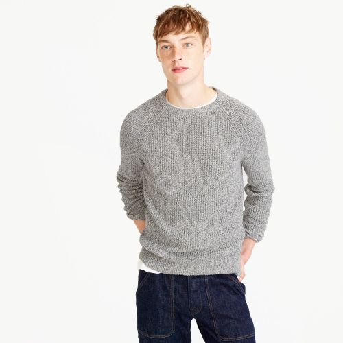 제이크루 Jcrew Marled cotton crewneck sweater