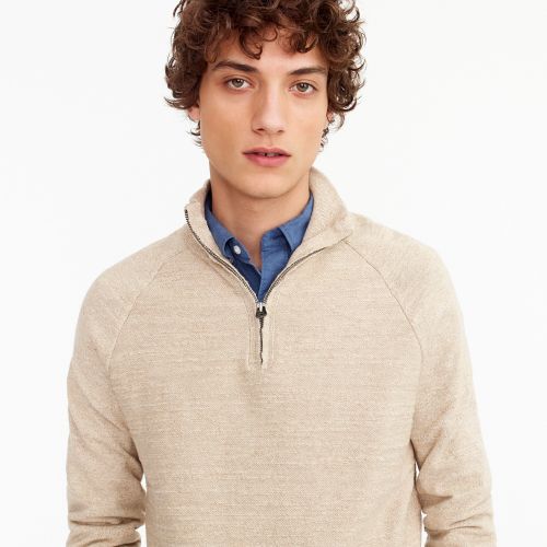 제이크루 Jcrew Rugged cotton half-zip sweater