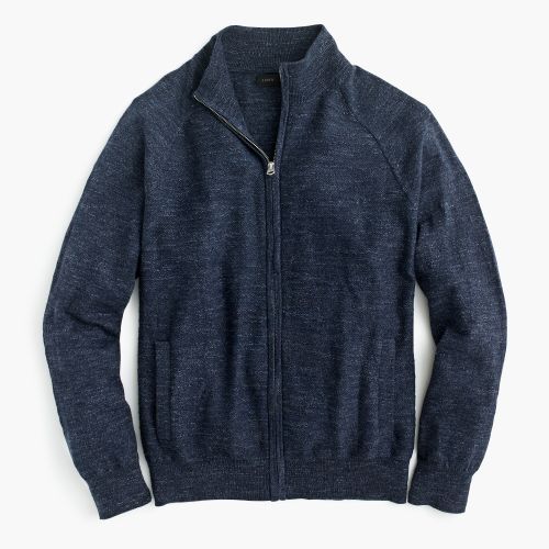 제이크루 Jcrew Rugged cotton full-zip sweater