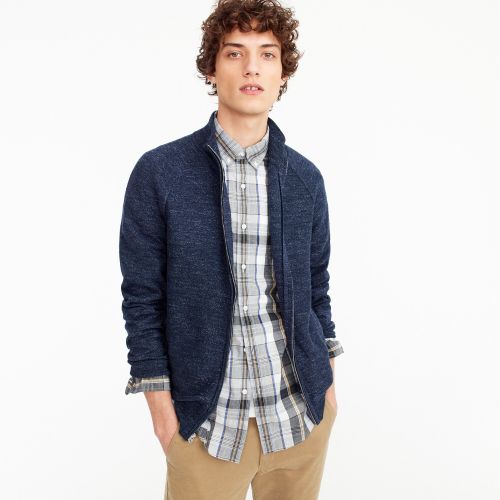 제이크루 Jcrew Rugged cotton full-zip sweater