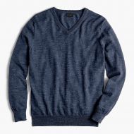 Jcrew Rugged cotton V-neck sweater