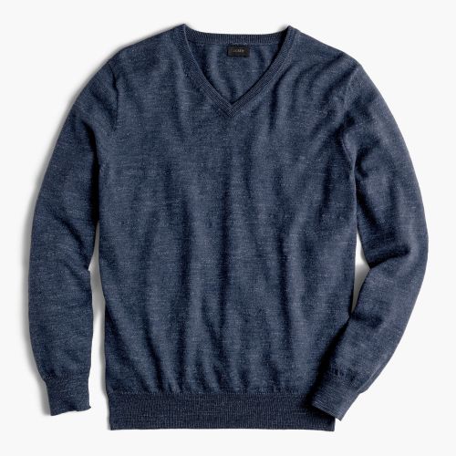 제이크루 Jcrew Rugged cotton V-neck sweater