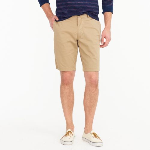 제이크루 Jcrew 10.5 short in garment-dyed cotton chino