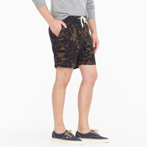 제이크루 Jcrew Stretch dock short in cotton camo