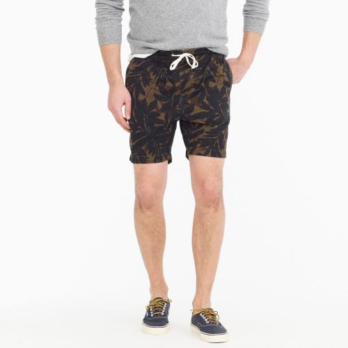 제이크루 Jcrew Stretch dock short in cotton camo