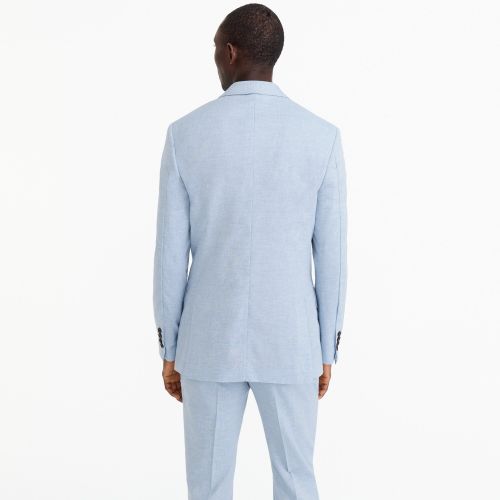 제이크루 Jcrew Ludlow Slim-fit suit jacket in light blue American wool blend