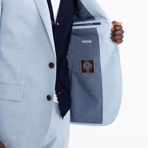 제이크루 Jcrew Ludlow Slim-fit suit jacket in light blue American wool blend
