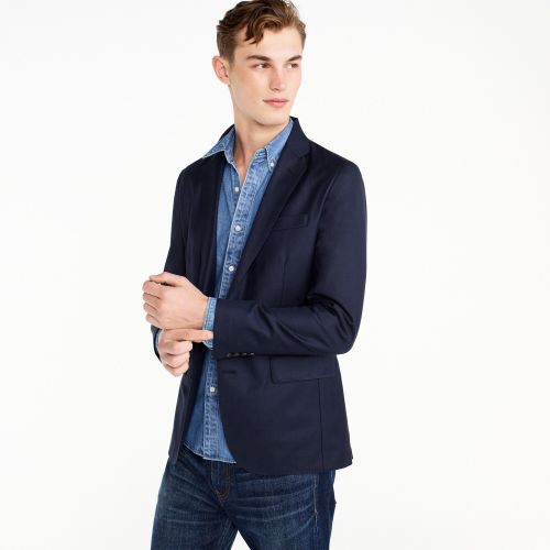 제이크루 Jcrew Ludlow Slim-fit unstructured blazer in American wool