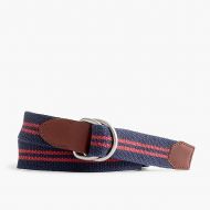 Jcrew Cotton belt in double stripe