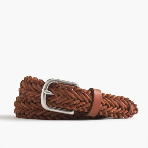 제이크루 Jcrew Braided belt in rugged leather