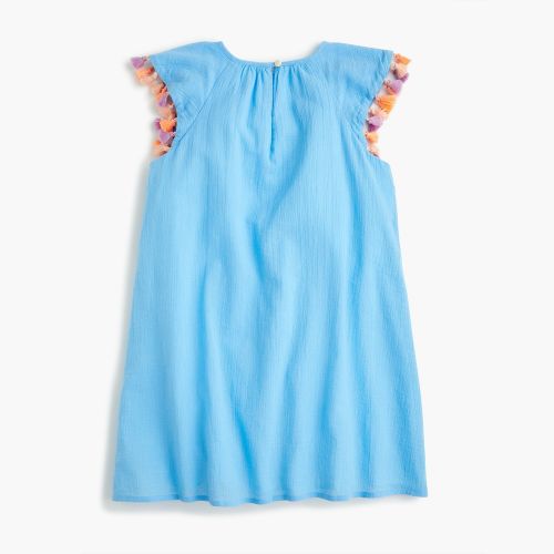 제이크루 Jcrew Girls tassel-trimmed dress