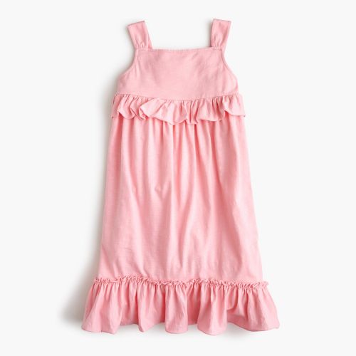 제이크루 Jcrew Girls ruffle tank dress