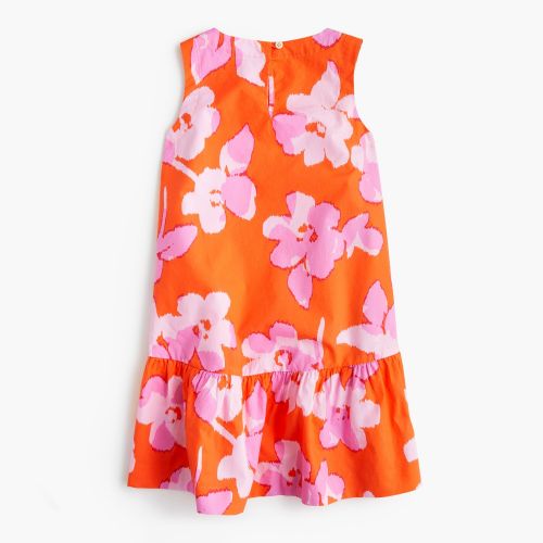 제이크루 Jcrew Girls drop-waist dress in floral