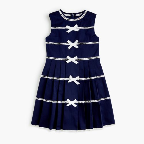 제이크루 Jcrew Girls bow-trimmed dress