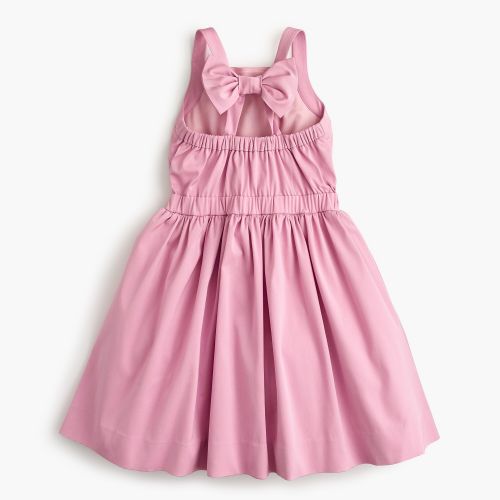 제이크루 Jcrew Girls bow-back dress in stretch faille