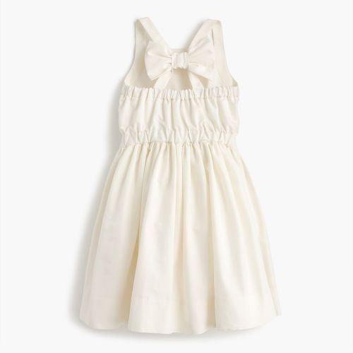 제이크루 Jcrew Girls silk bow-back dress