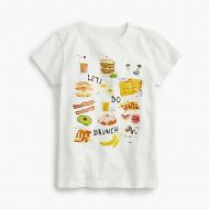 Jcrew Girls Lets do brunch T-shirt