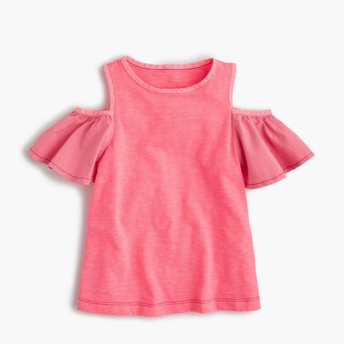 제이크루 Jcrew Girls cold-shoulder top