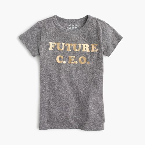 제이크루 Jcrew Girls future CEO T-shirt