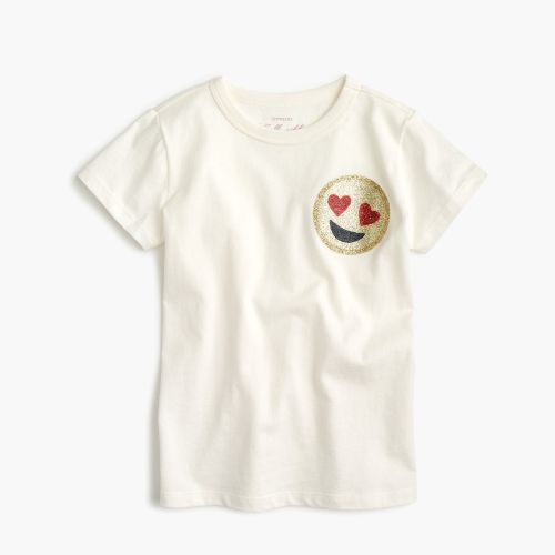 제이크루 Jcrew Girls short-sleeve emoji T-shirt