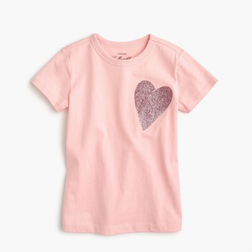 제이크루 Jcrew Girls short-sleeve heart T-shirt