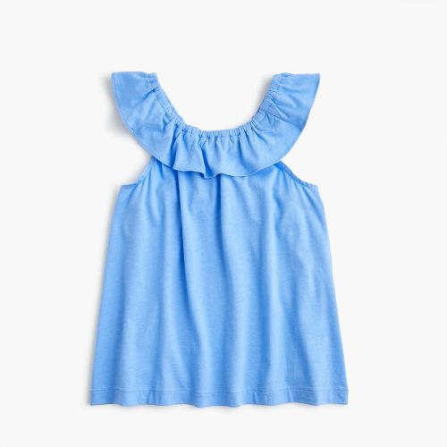 제이크루 Jcrew Girls ruffle-necked top