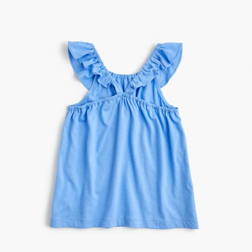 제이크루 Jcrew Girls ruffle-necked top