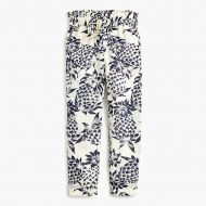 Jcrew Girls drawstring pant in pineapple print