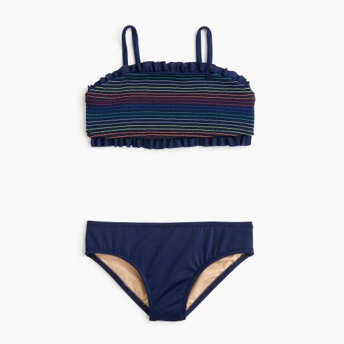 제이크루 Jcrew Girls smocked bikini set