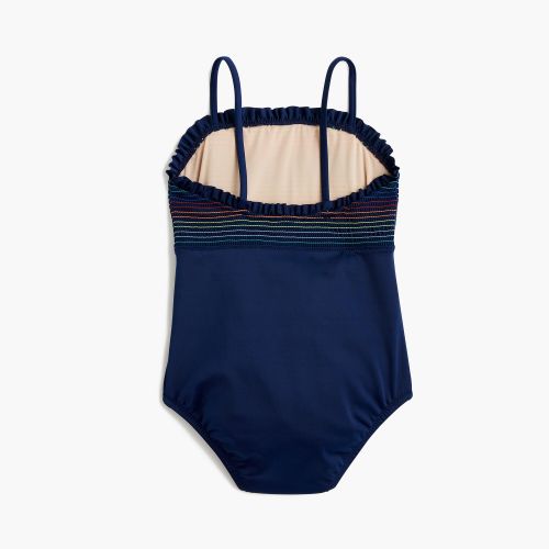 제이크루 Jcrew Girls smocked one-piece swimsuit