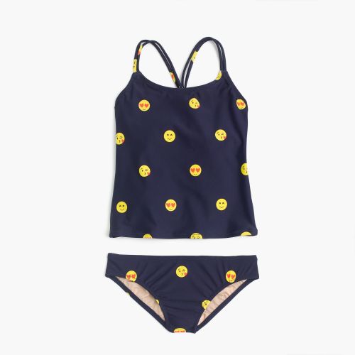 제이크루 Jcrew Girls tankini set in emojis