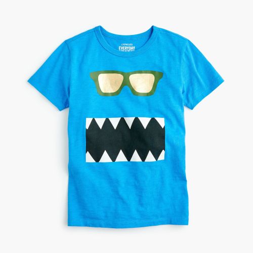제이크루 Jcrew Boys glow-in-the-dark snaggletooth monster T-shirt