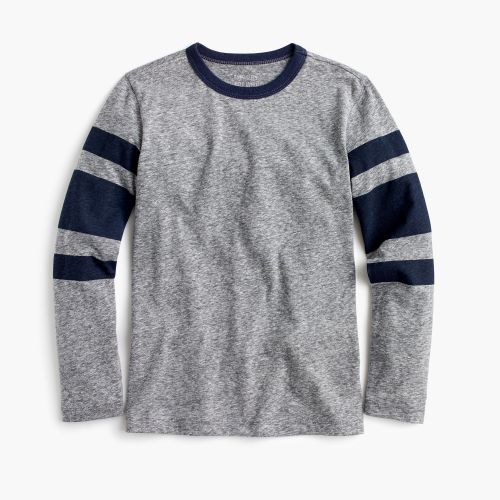 제이크루 Jcrew Boys striped-sleeve T-shirt